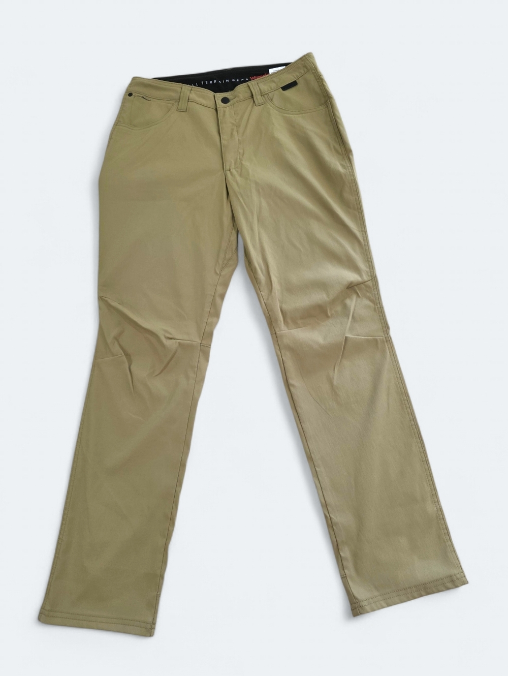 Wrangler ATG Women's Size 12 Tan Utility Hiking Pants All Terrain Gear Slim Fit